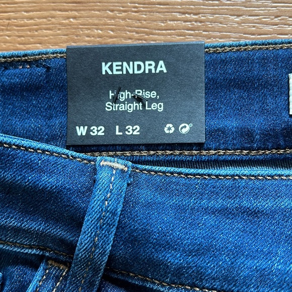 Mavi Kendra Indigo Supersoft High Rise Straight Leg Jean NWT - Picture 5 of 10